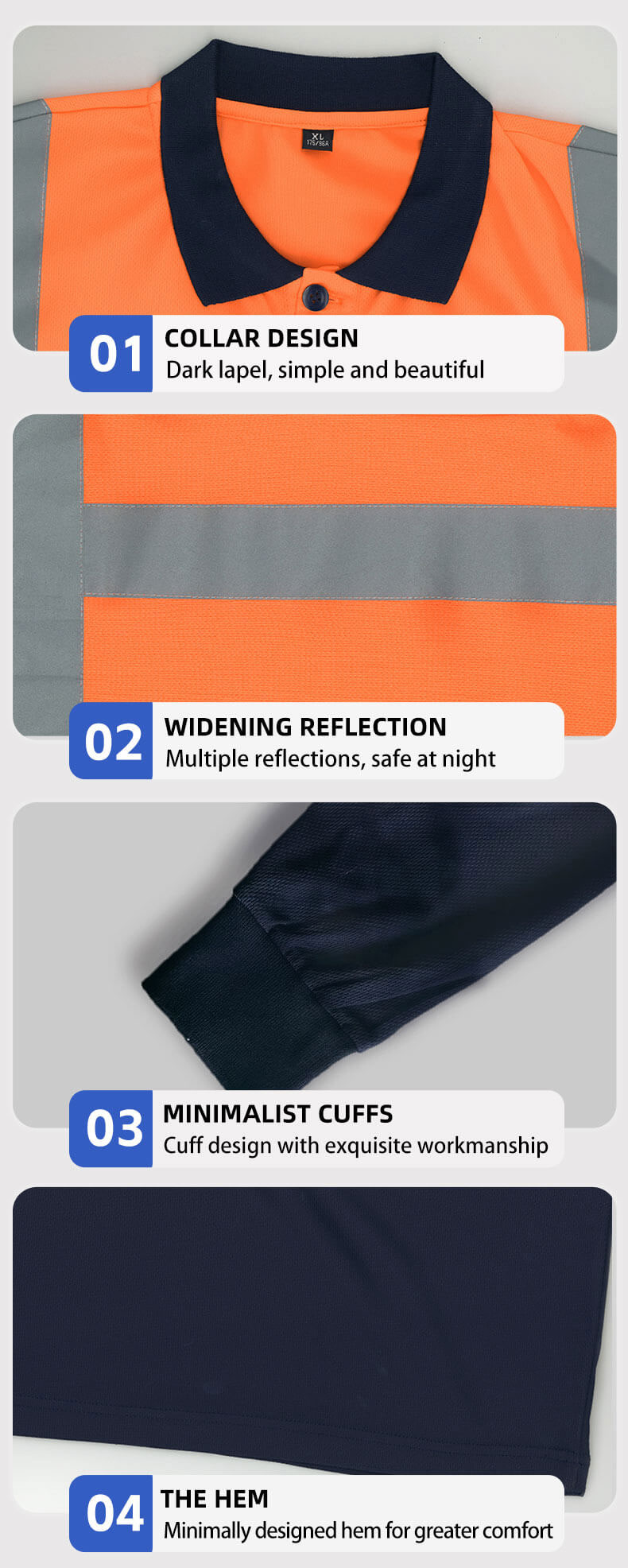 Summer Quick-Drying High-Visibility Short-Sleeved POLO Shirt8