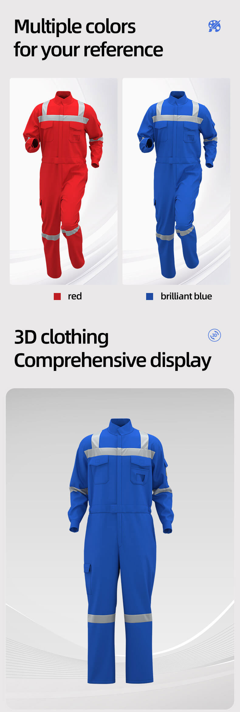 Pure Cotton Flame Retardant High-visibility Coveralls4