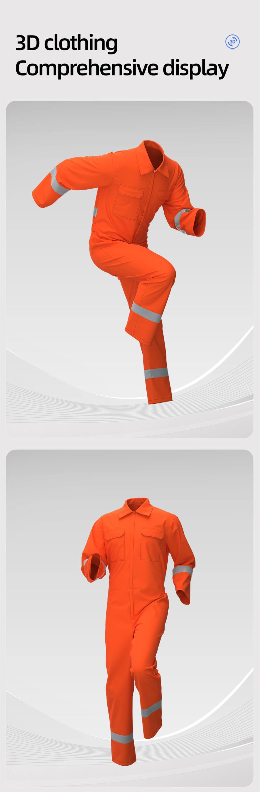 Spring and Autumn High Visibility Coveralls8