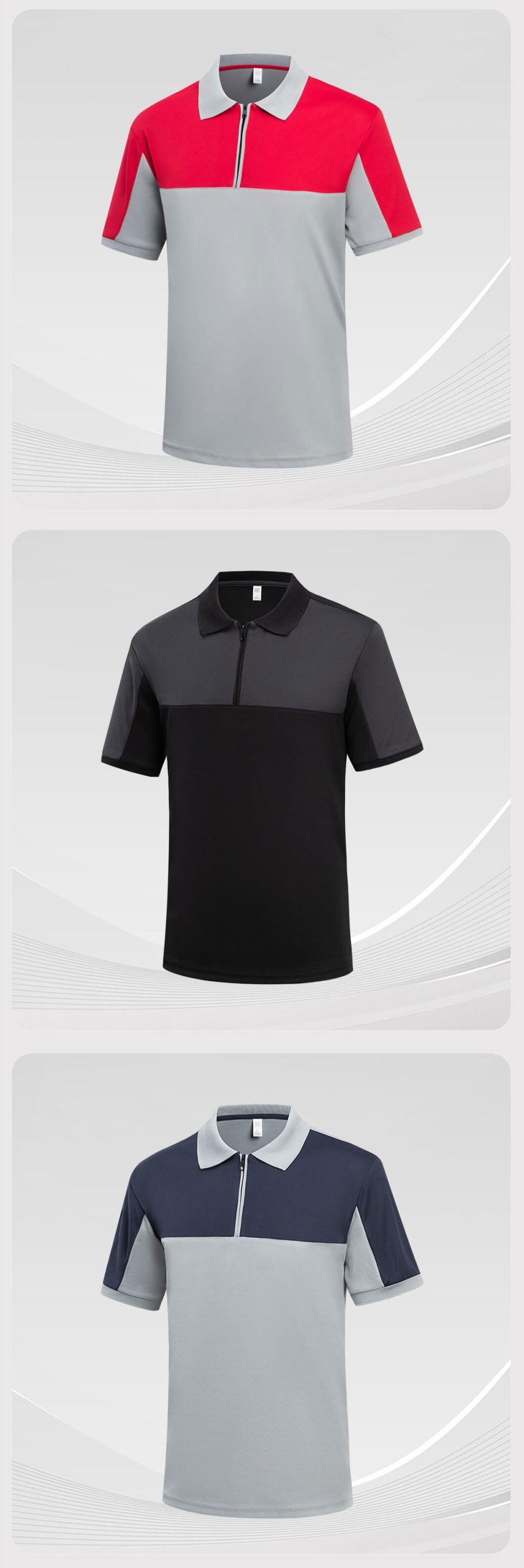 Quick-drying mesh work T-shirt6