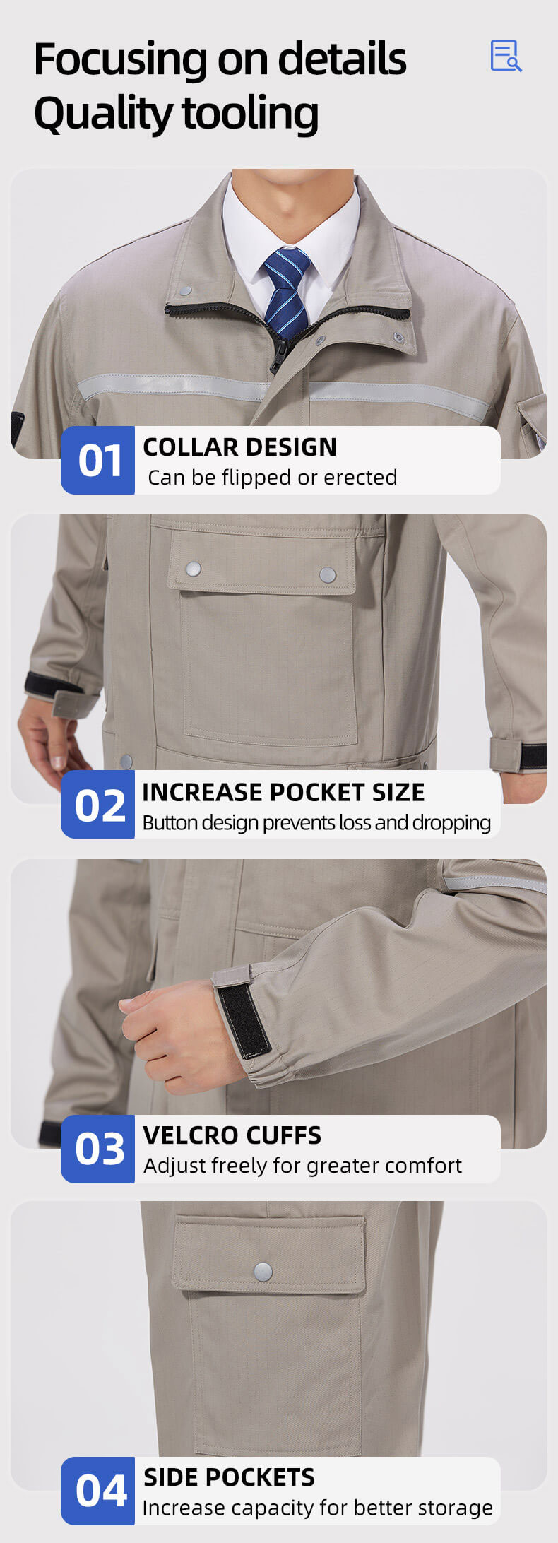 High visibility Flame Retardant Antistatic Protective Clothing8