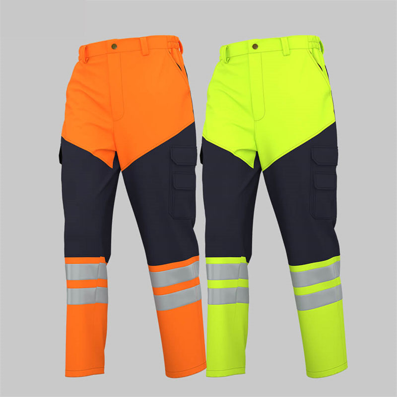 Winter high visibility waterproof cold-proof work pants