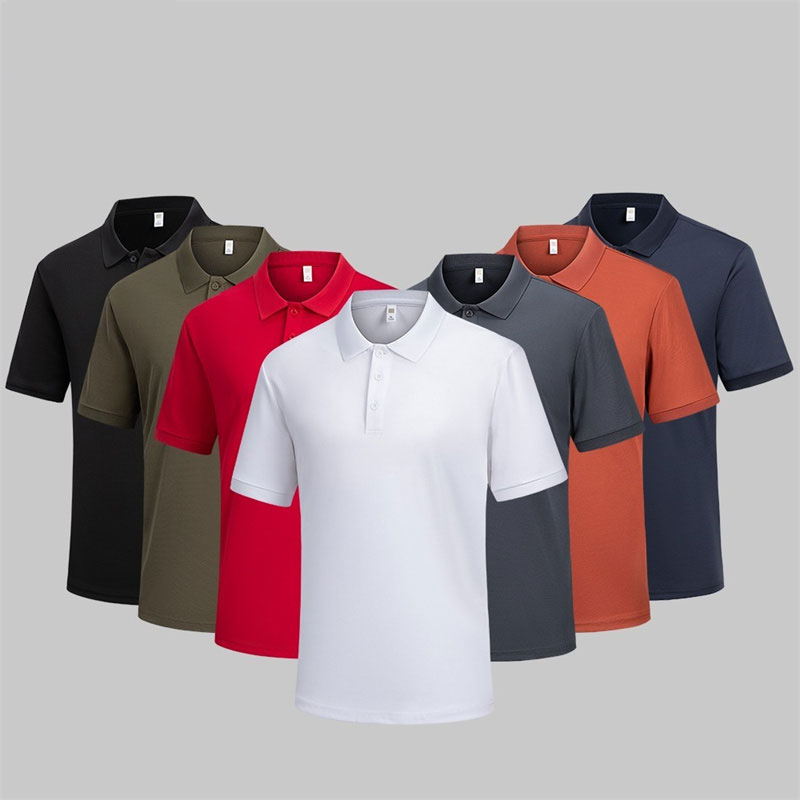Breathable quick-drying solid color work T-shirt