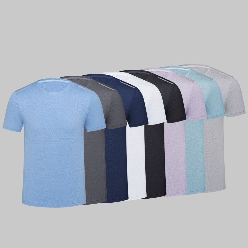 High-visibility crew neck short-sleeved workwear T-shirt