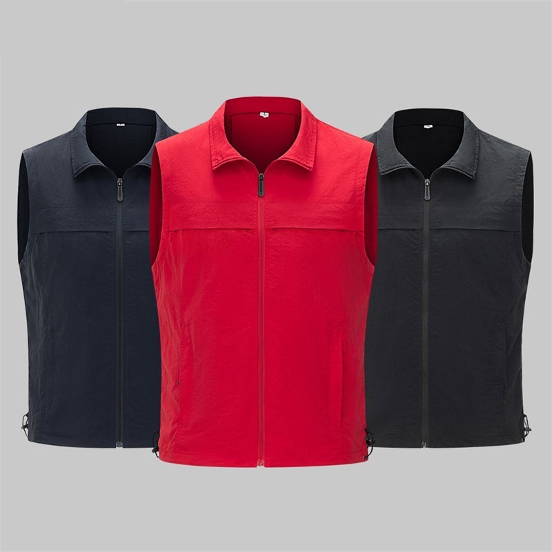 Matte cloth emergency management solid color vest