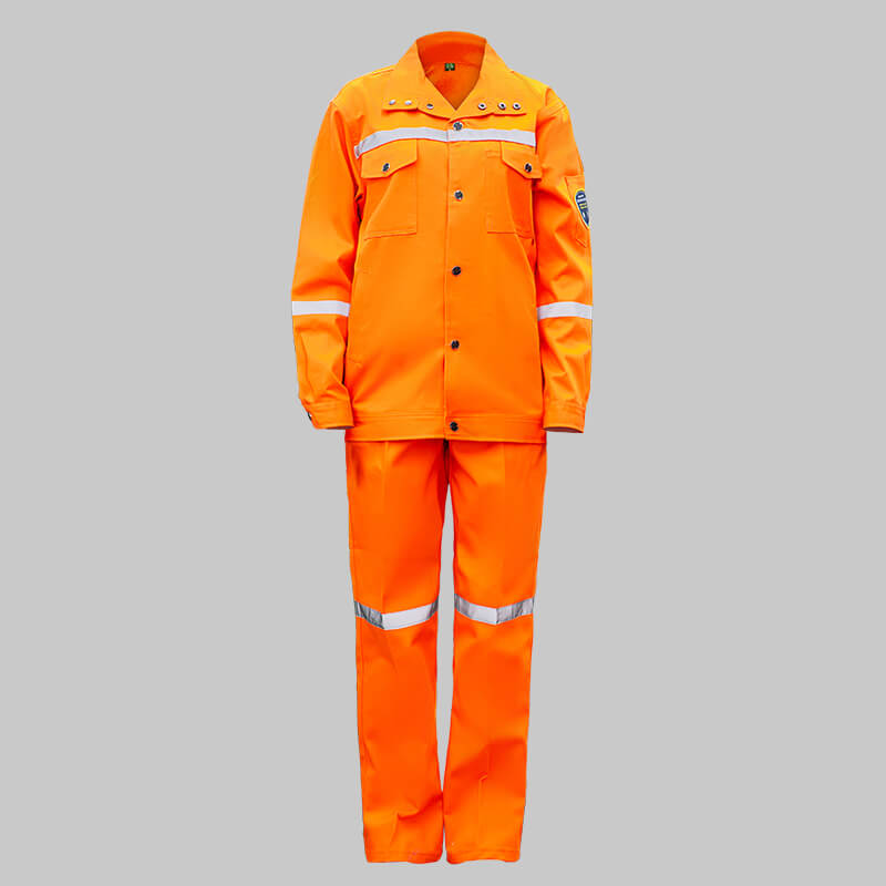 Cotton High Visibility Flame Retardant Antistatic Protective Clothing