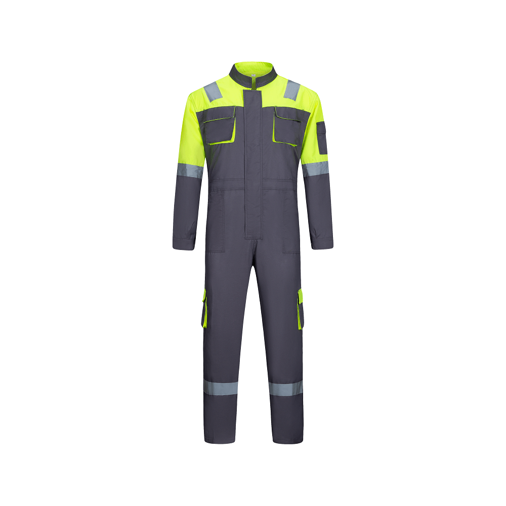 Polyester-cotton High-visibility Coveralls