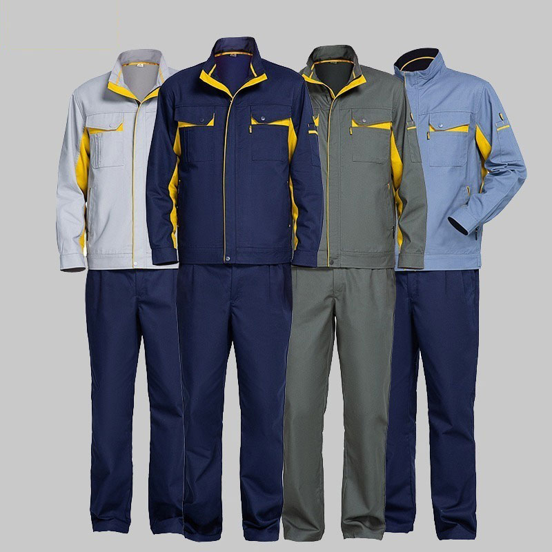 Polyester-cotton work clothes are best for spring and autumn