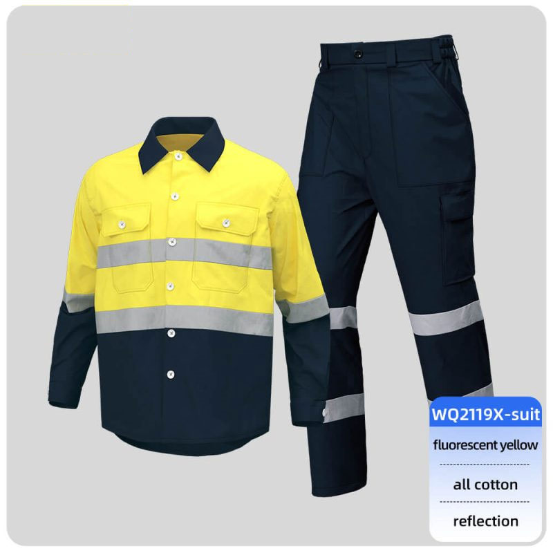 Summer thin breathable mesh high visibility work clothes