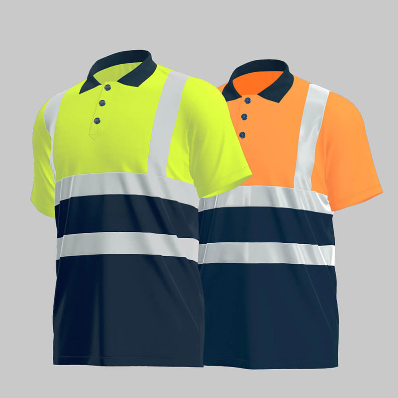 Summer High-visibility Safety Polo Shirt