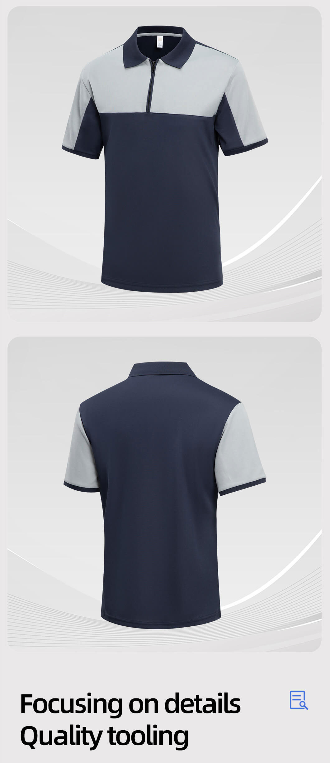 Quick-drying mesh work T-shirt7