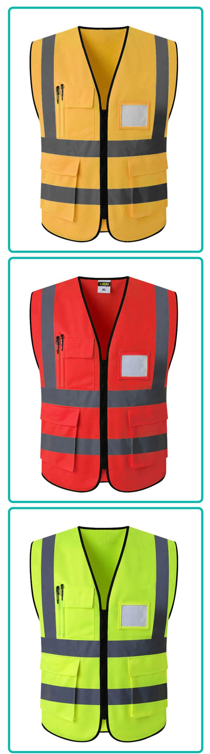 Multifunctional High Visibility Work Vest13