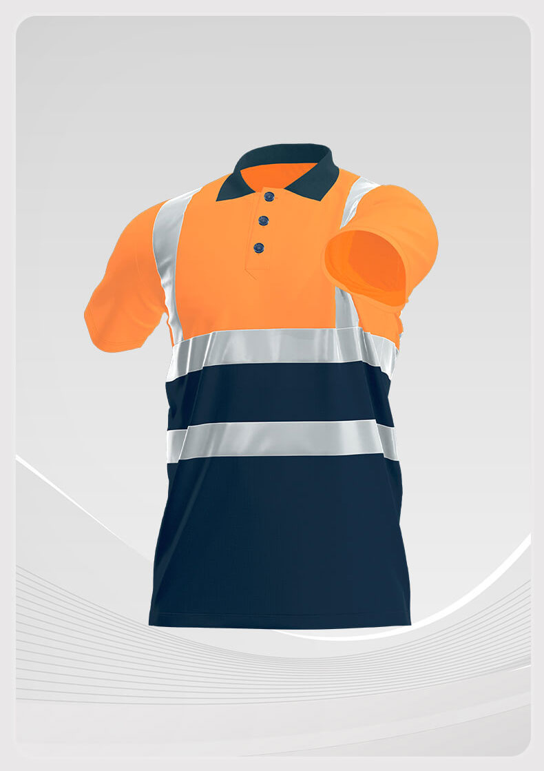 Summer High-visibility Safety Polo Shirt8
