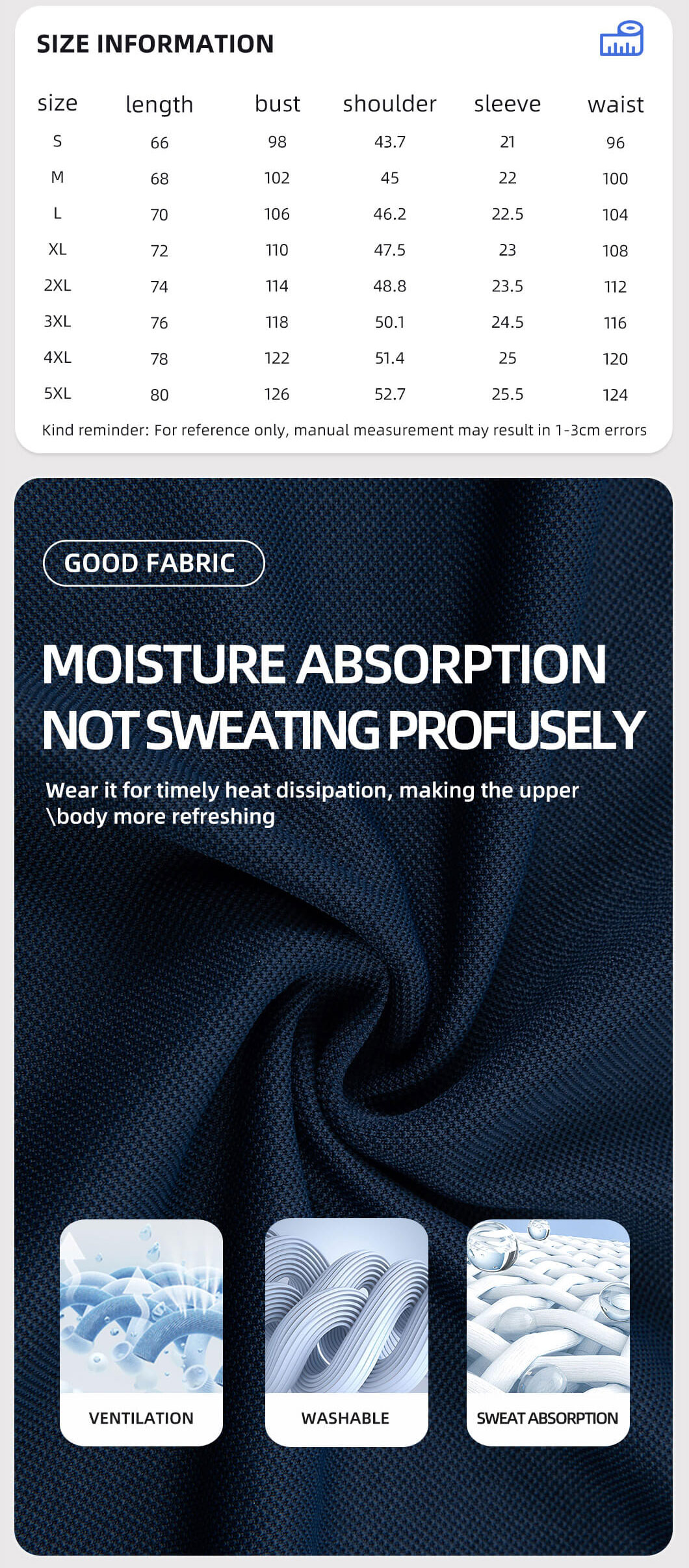 Stand collar quick-drying work T-shirt1