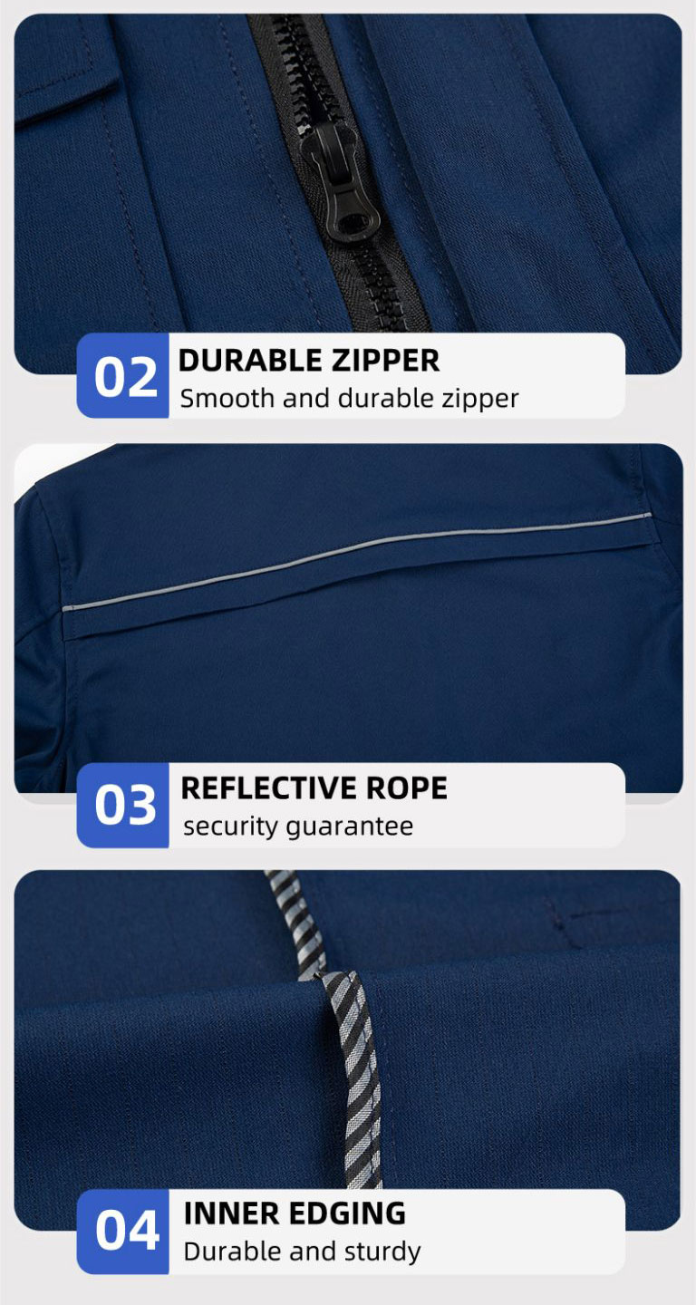 Electrical Work Clothes Men’s Factory Worker Uniform Set8