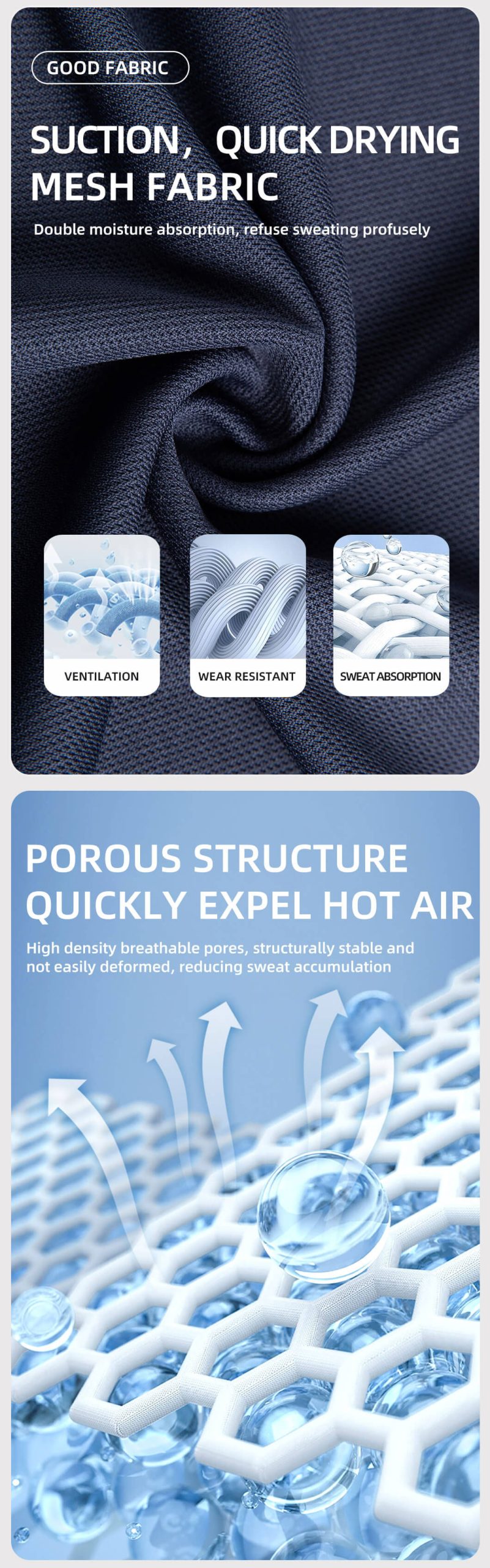 Breathable quick-drying work T-shirt3