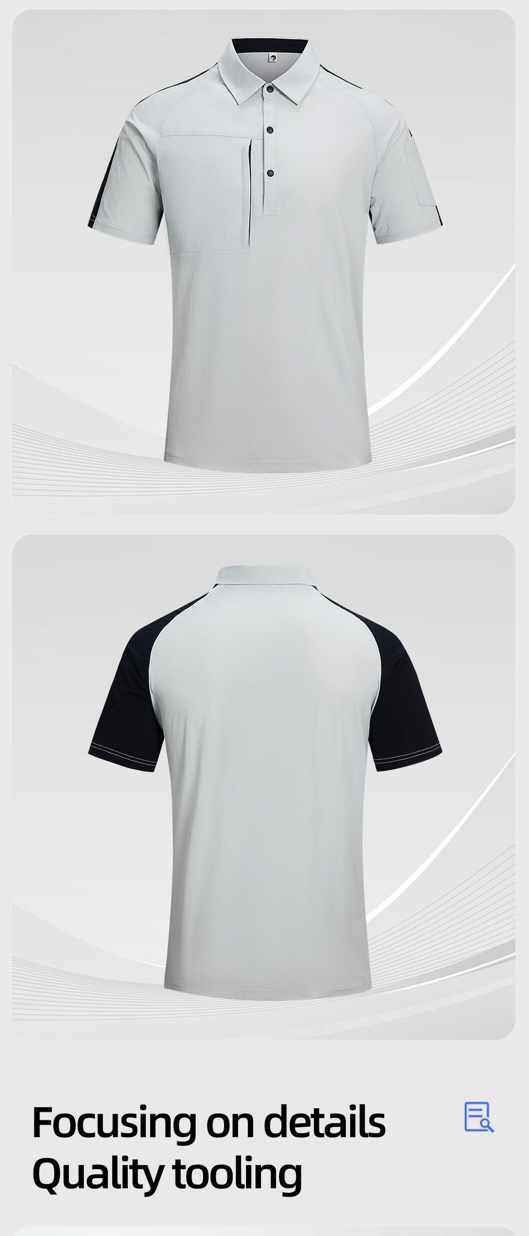 Quick-drying moisture-wicking workwear T-shirt6