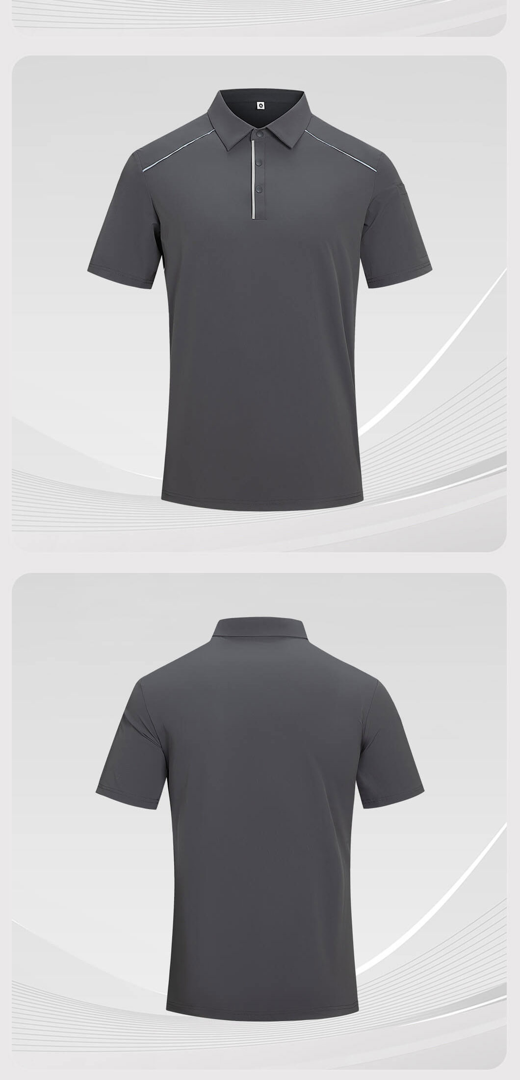 High-visibility workwear T-shirt (stretchy, quick-drying, moisture-wicking, breathable)5