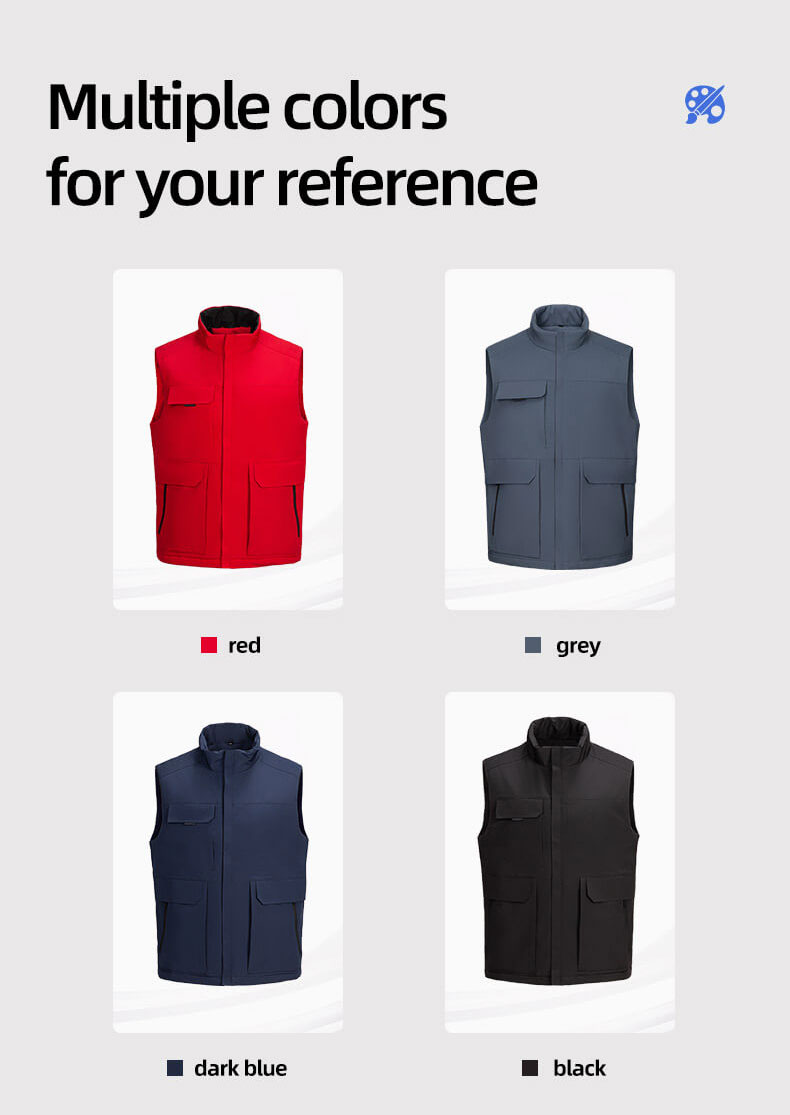 Winter waterproof down work vest3