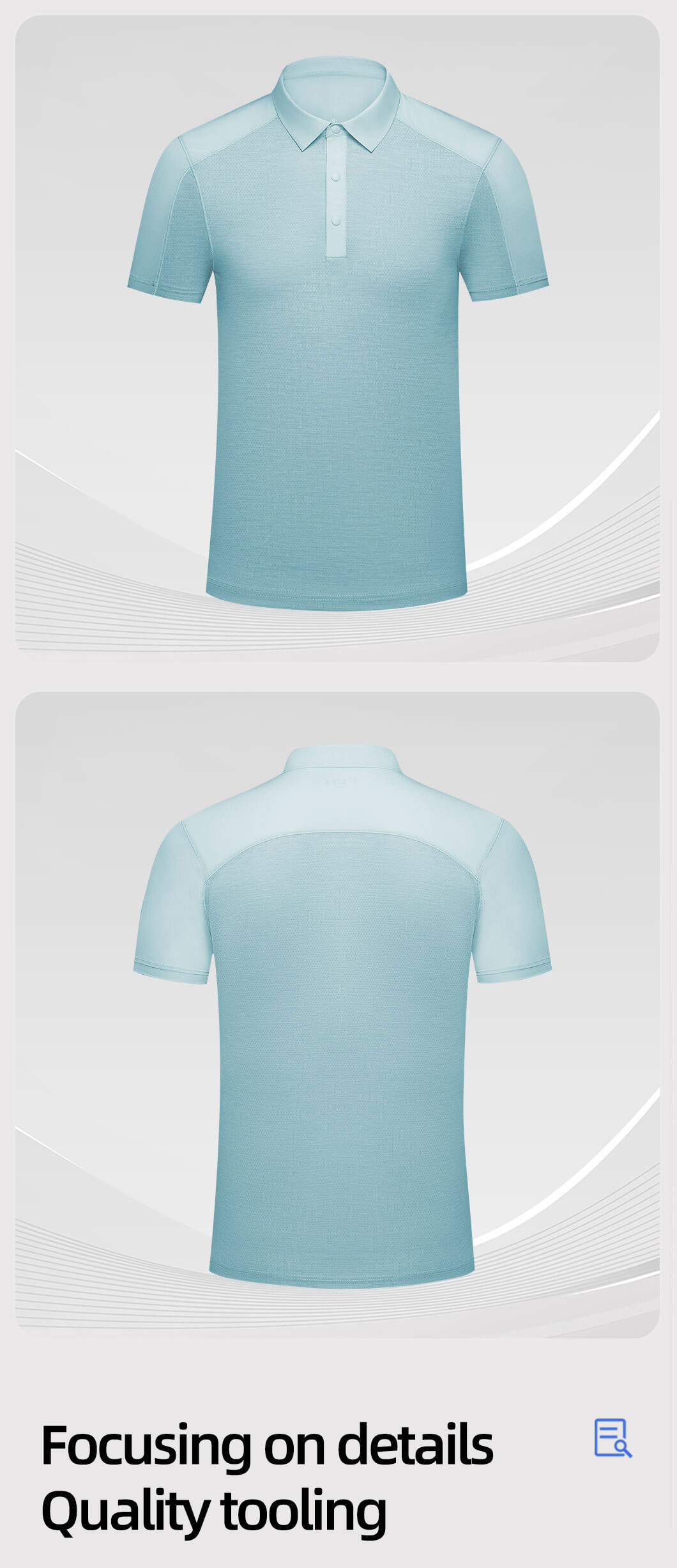 Quick-drying sweat-wicking work POLO6