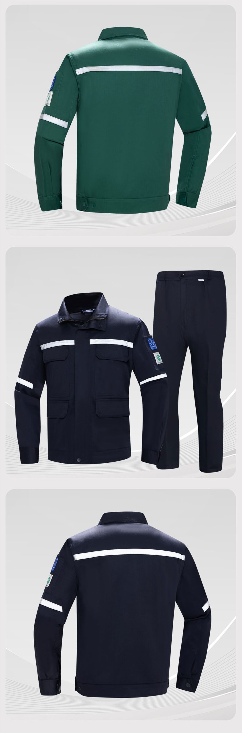 Large pocket high visibility anti-static protective clothing suit7