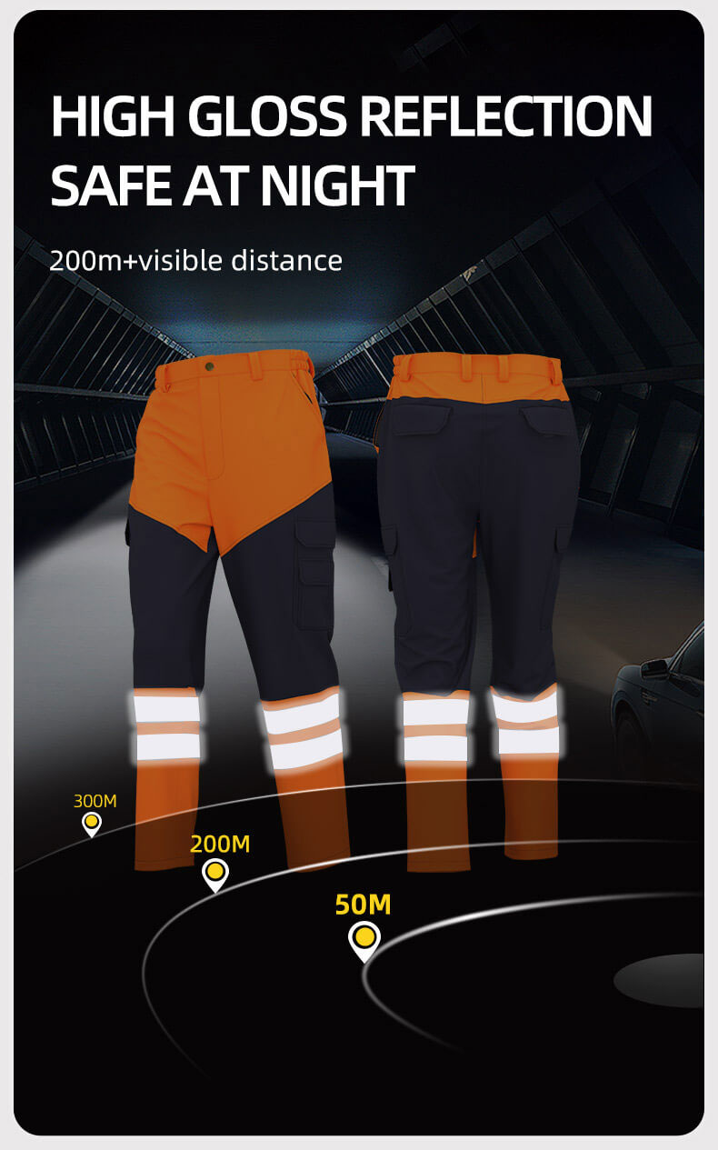 Winter high visibility waterproof cold-proof work pants3